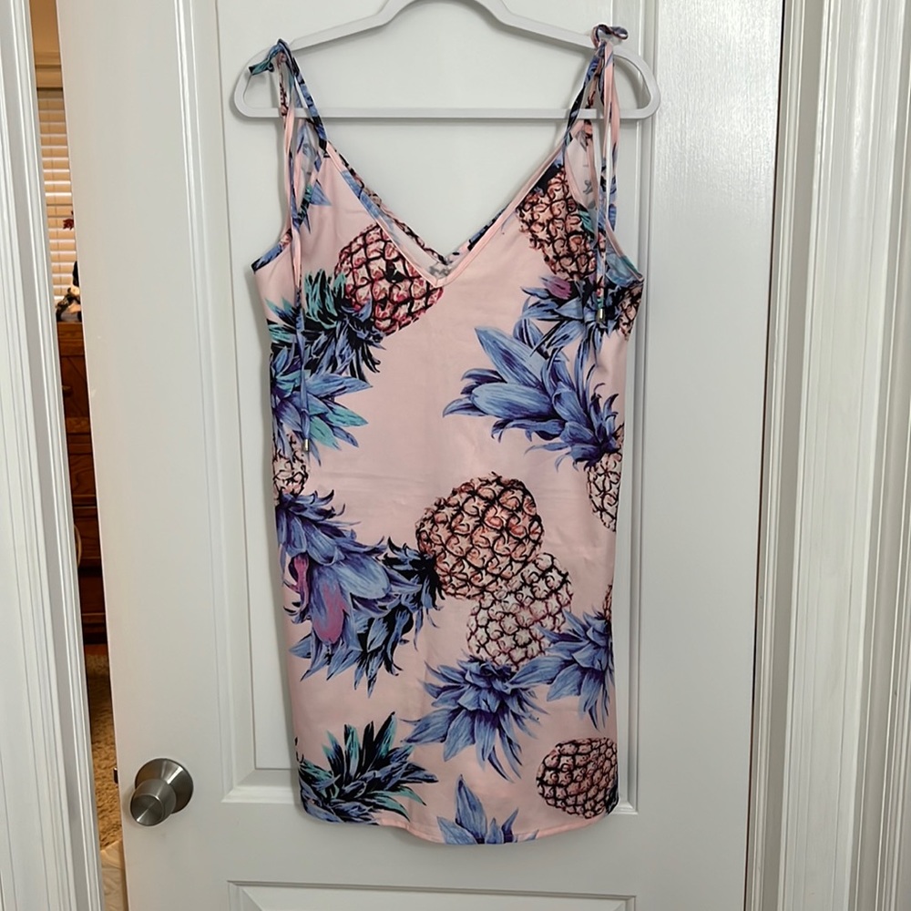 Pineapple Summer Dress - Size L